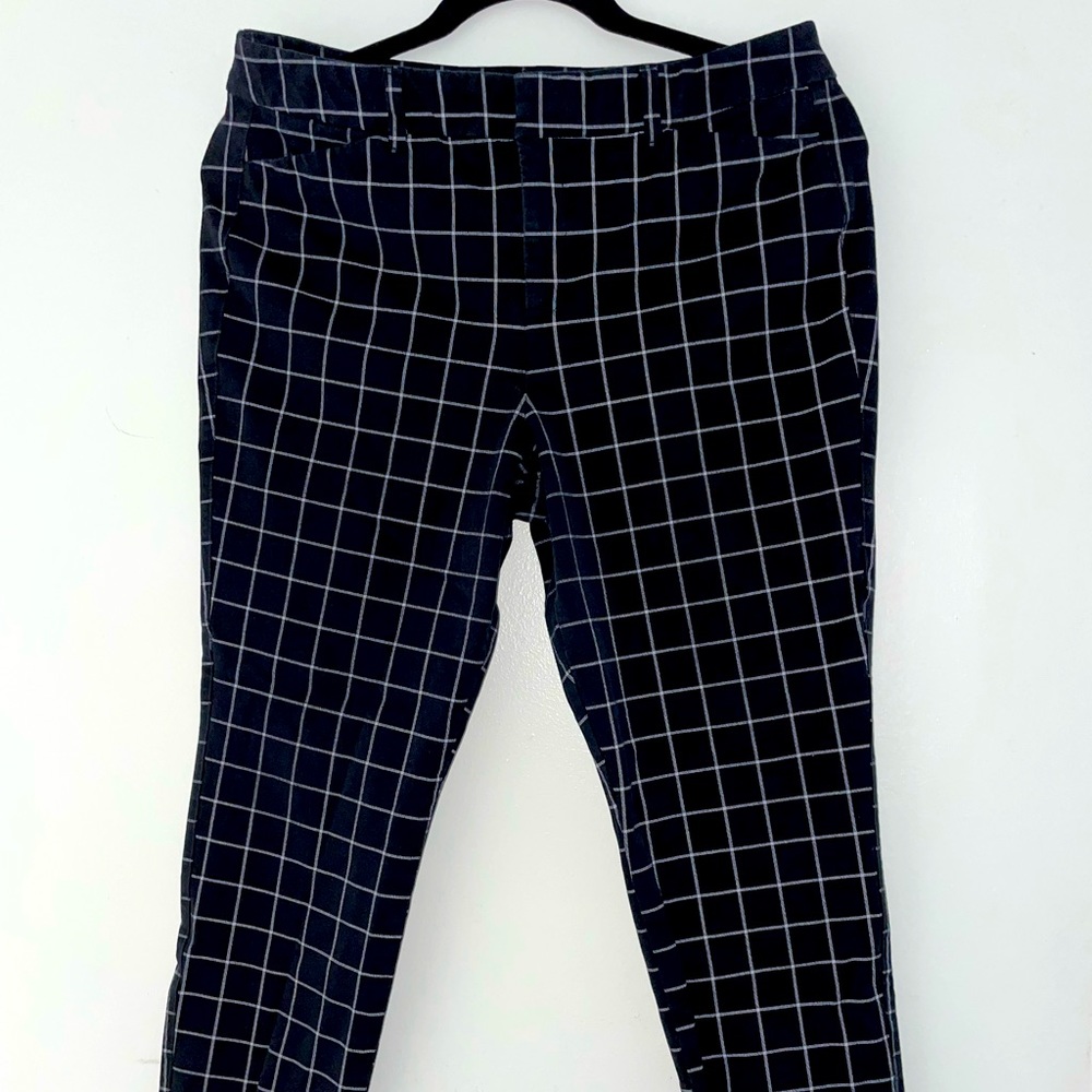 Black and Grey Pants